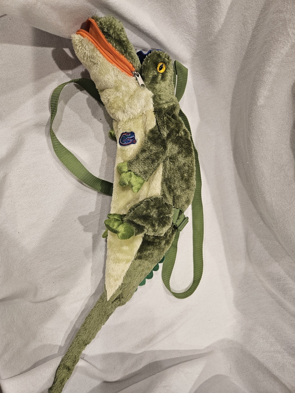 University Of Florida Gator Stuffed Plush Alligator Backpack Aurora Purse